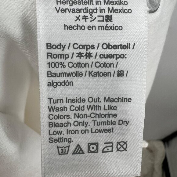 Relaxed denim short in white raw hem woman's size 31 new with tag - Picture 14 of 15